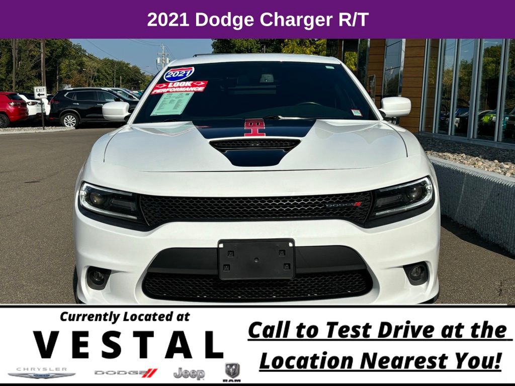 Used 2021 Dodge Charger R/T with VIN 2C3CDXCT9MH646661 for sale in Vestal, NY