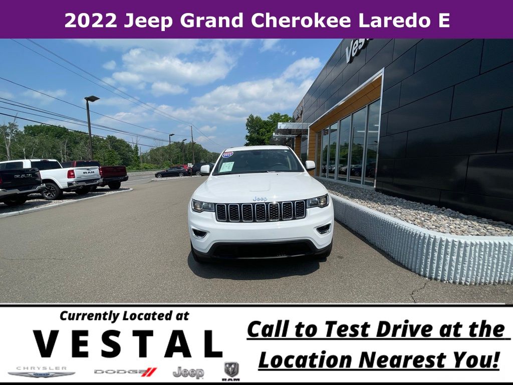 Used 2022 Jeep Grand Cherokee WK Laredo E with VIN 1C4RJFAG0NC175194 for sale in Vestal, NY