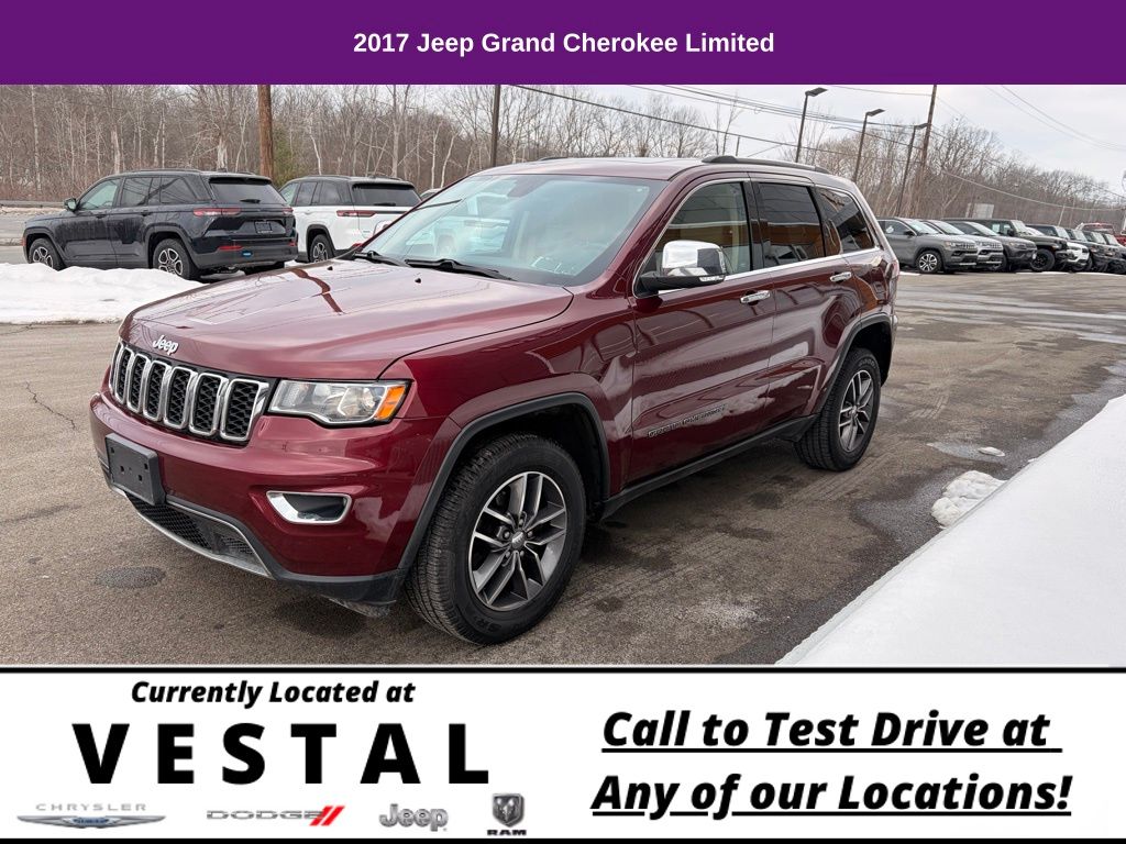 Used 2017 Jeep Grand Cherokee Limited with VIN 1C4RJFBG5HC874307 for sale in Vestal, NY