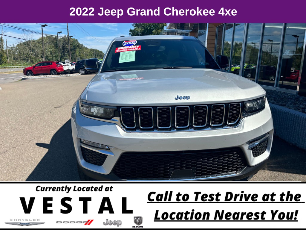 Used 2022 Jeep Grand Cherokee 4xe with VIN 1C4RJYB68N8716674 for sale in Vestal, NY