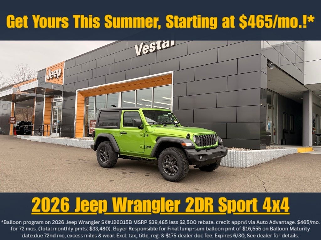 New 2026 Jeep Wrangler Sport S Sport Utility