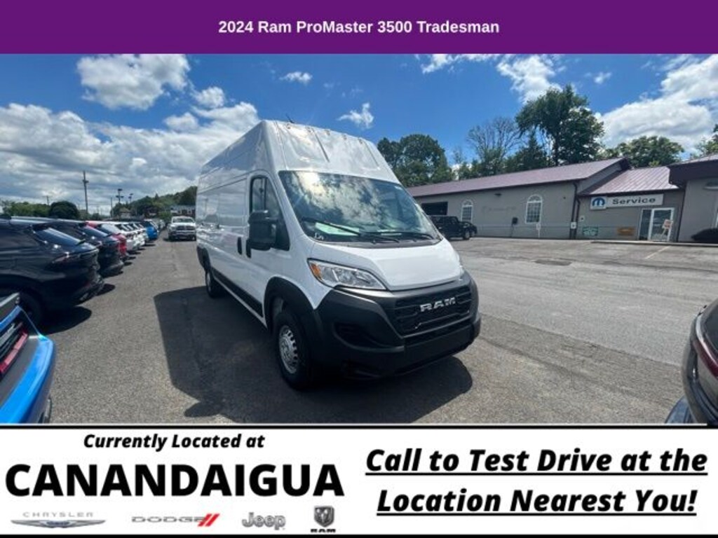 Used 2024 Ram Promaster 3500 Super High Roof Cargo Van