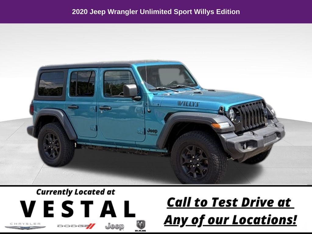 Used 2020 Jeep Wrangler Unlimited Sport SUV
