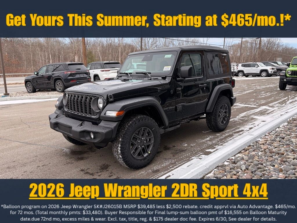 New 2026 Jeep Wrangler Sport S Sport Utility