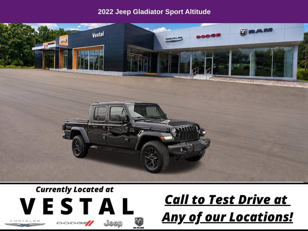 Used 2022 Jeep Gladiator Sport Truck Crew Cab
