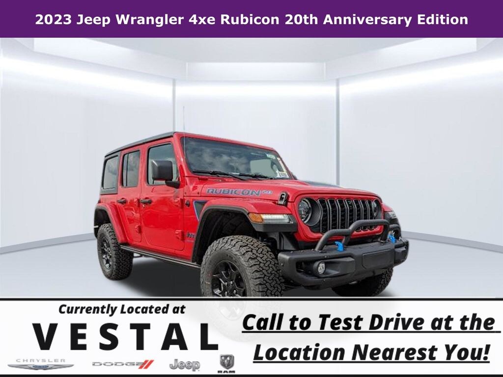New 2023 Jeep Wrangler Rubicon 20th Anniversary Edition 4xe Sport Utility