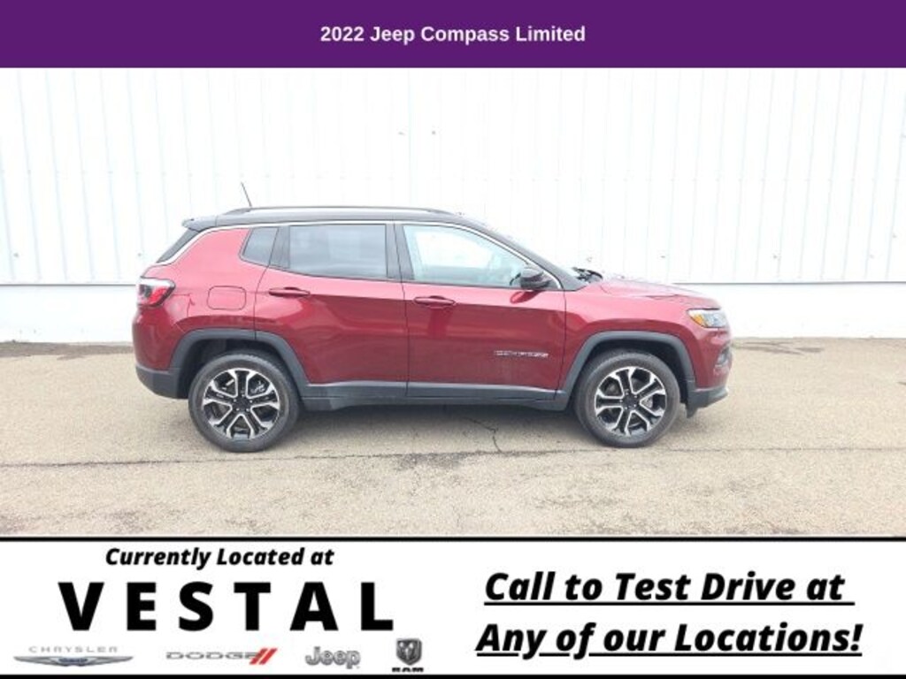 Used 2022 Jeep Compass Limited SUV