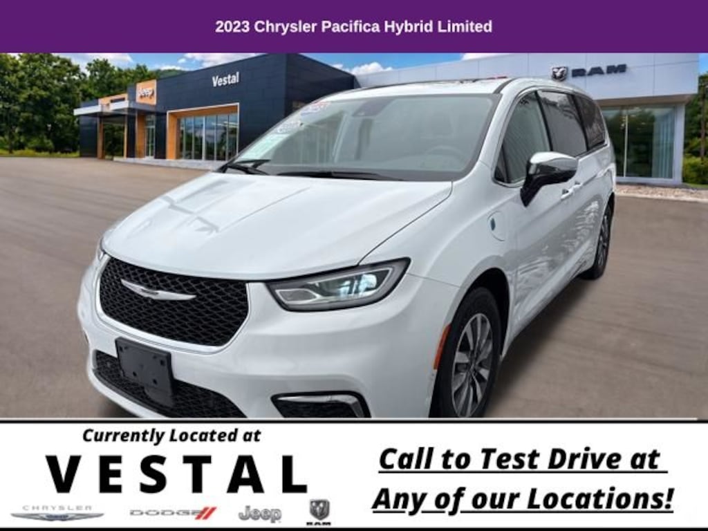 Used 2023 Chrysler Pacifica Plug-In Hybrid Limited Van Passenger Van