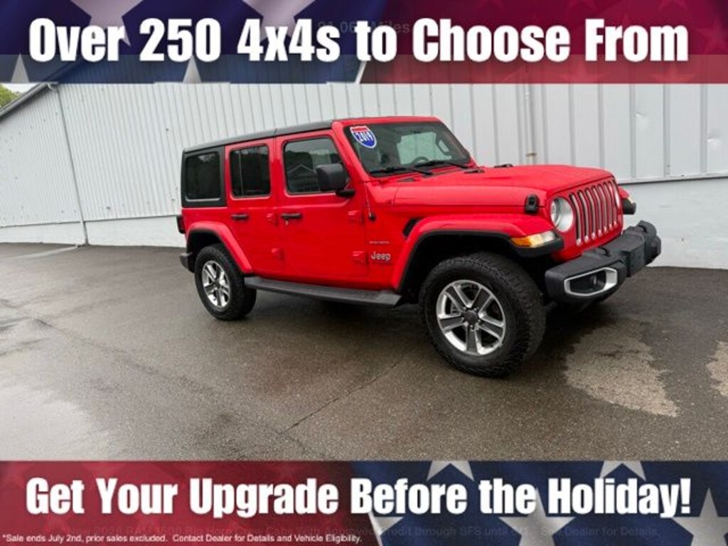 Used 2019 Jeep Wrangler Unlimited Sahara 4x4 SUV