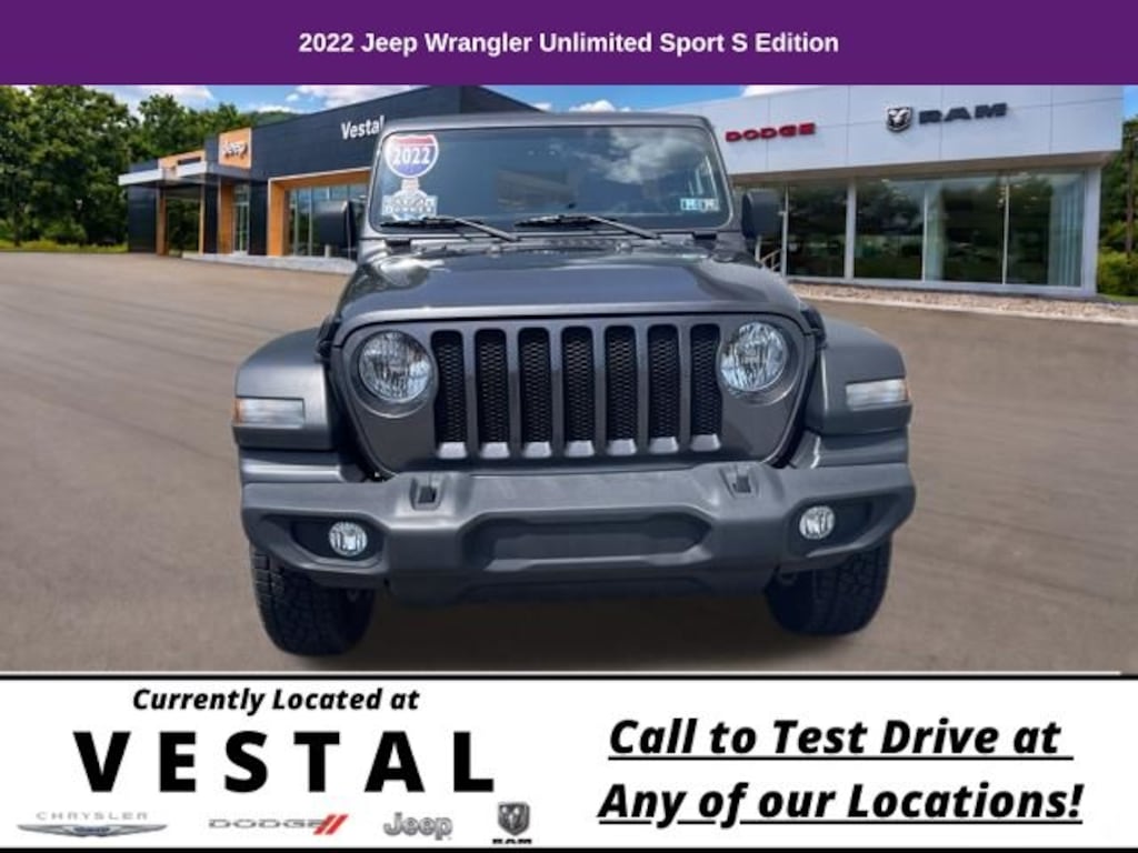 Used 2022 Jeep Wrangler Unlimited Sport SUV