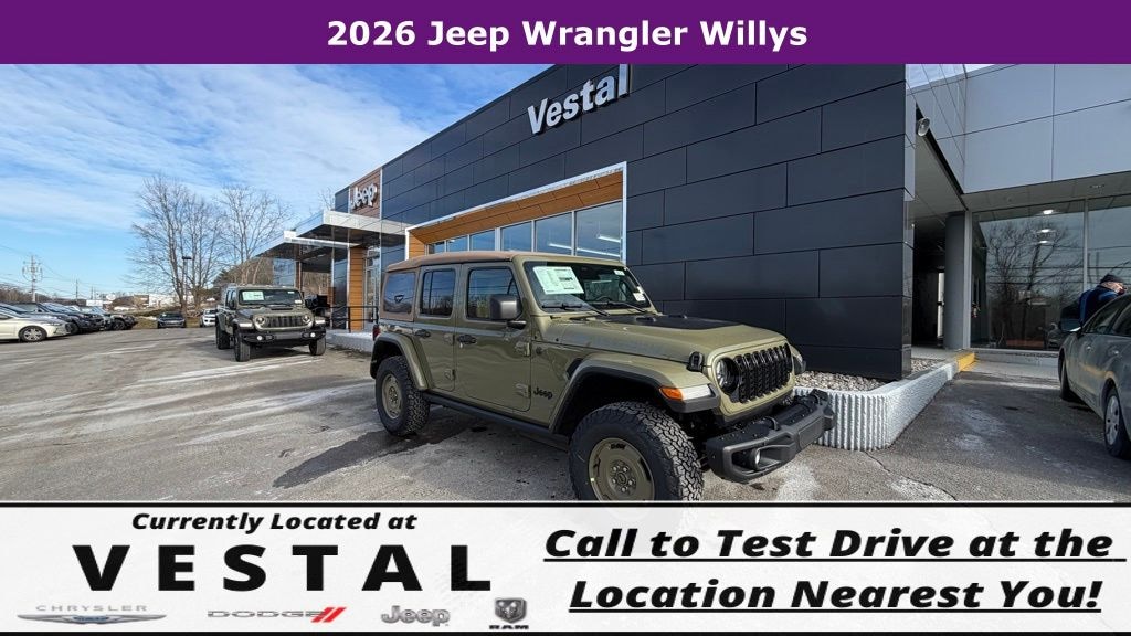 New 2026 Jeep Wrangler Willys Sport Utility