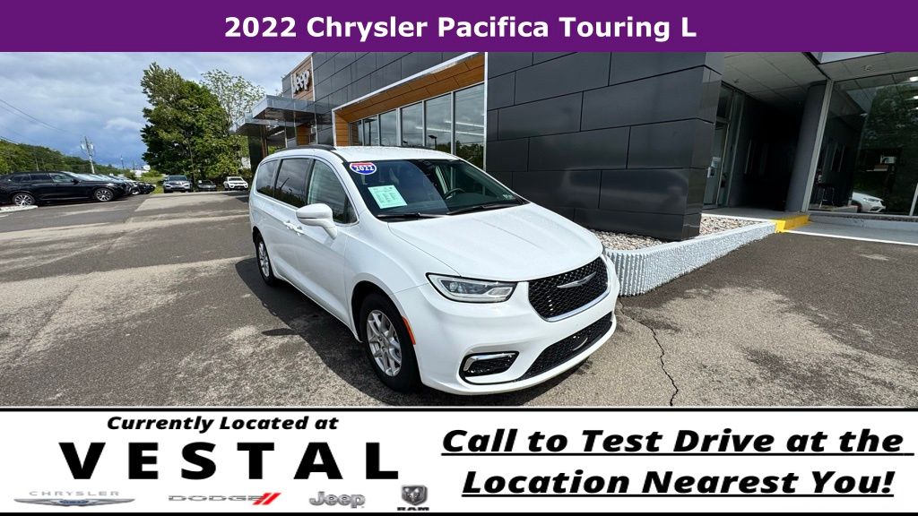 Used 2022 Chrysler Pacifica Touring L with VIN 2C4RC1BG7NR181321 for sale in Vestal, NY
