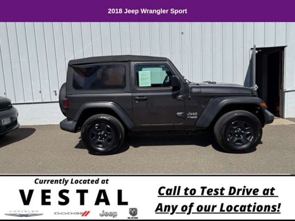 Used 2018 Jeep Wrangler Sport SUV