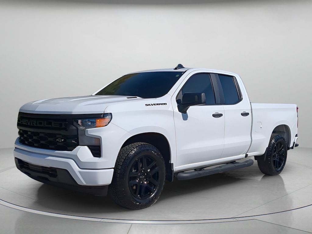 Certified 2025 Chevrolet Silverado 1500 Custom Truck Double Cab