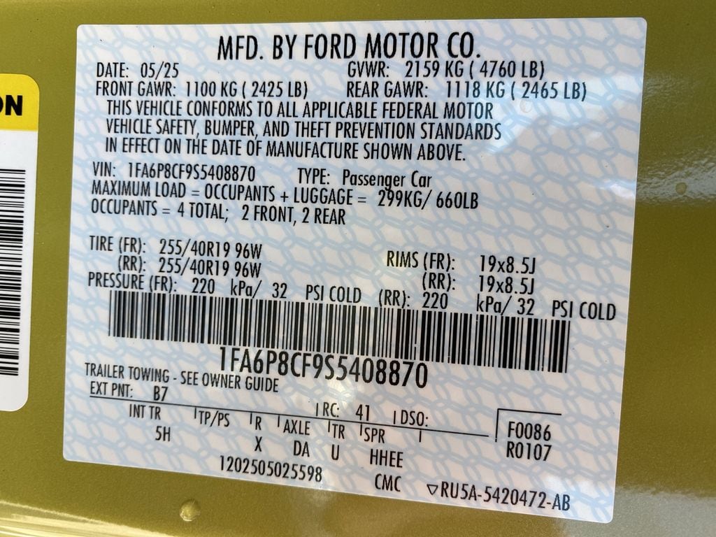 2025 Ford Mustang GT Premium Fastback - Photo 52