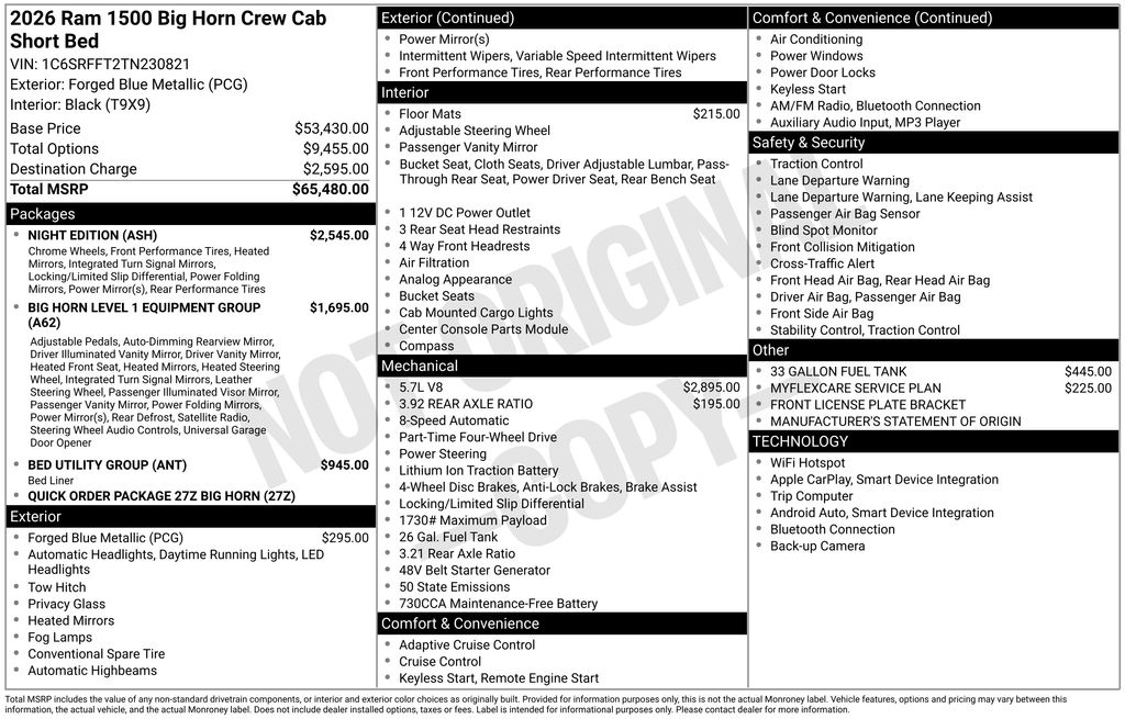 2026 RAM 1500 Big Horn/Lone Star - Photo 41