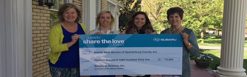 Vic Bailey Subaru Gives Back Vic Bailey Subaru