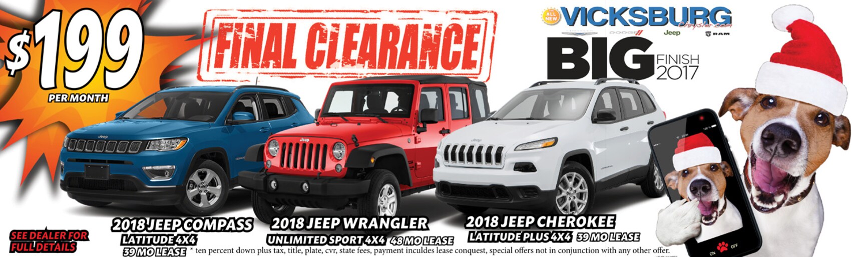 Vicksburg Chrysler Dodge Jeep® RAM New & Used Cars