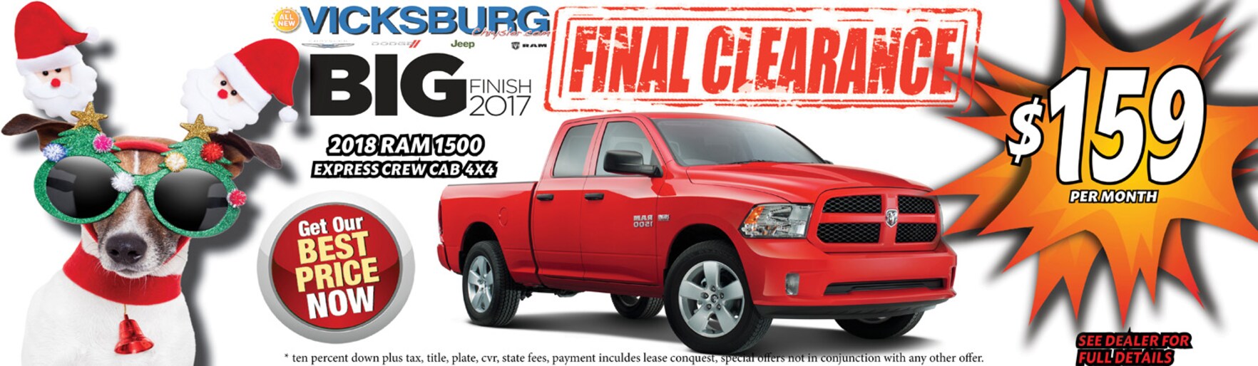 Vicksburg Chrysler Dodge Jeep® RAM New & Used Cars
