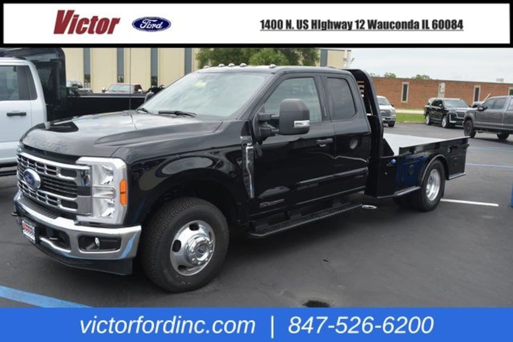 New 2023 Ford F-350 Chassis Flat Hauler BED/5TH Wheel Truck Super Cab