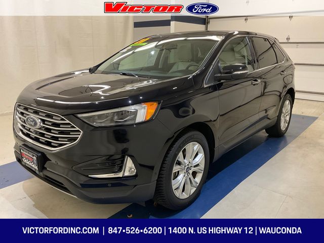 Used 2020 Ford Edge Titanium with VIN 2FMPK4K99LBA60322 for sale in Wauconda, IL