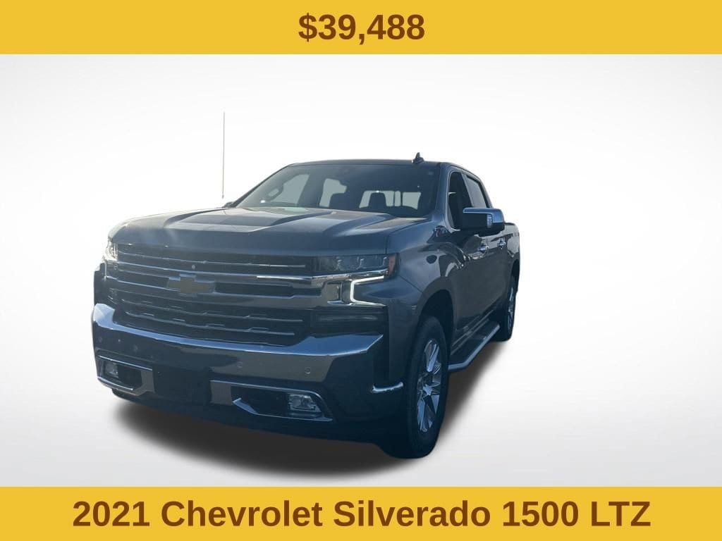Used 2021 Chevrolet Silverado 1500 LTZ Truck Crew Cab