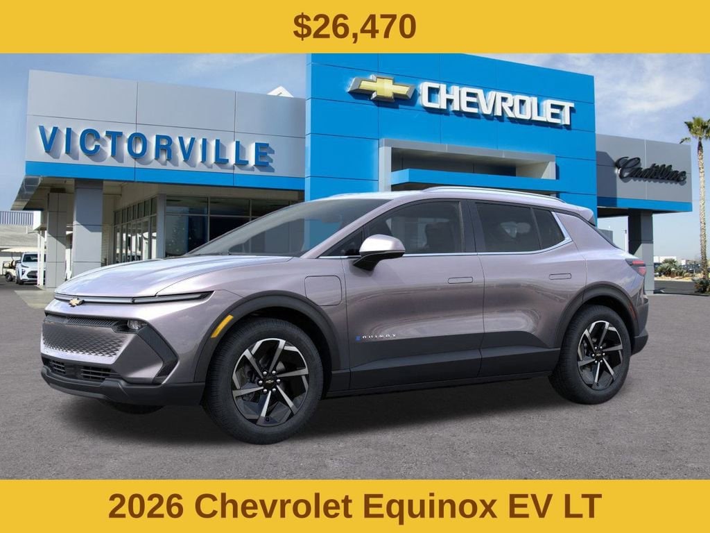 Used 2026 Chevrolet Equinox EV 2LT with VIN 3GN7DNRP9TS124546 for sale in Victorville, CA