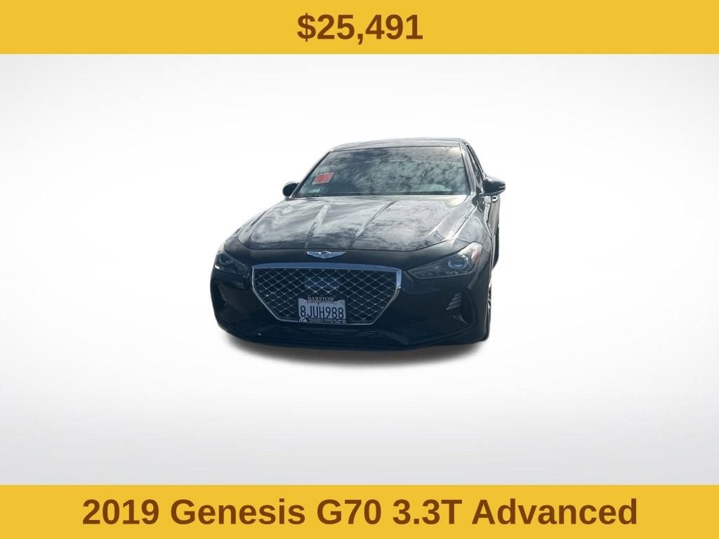 Used 2019 Genesis G70 3.3T Advanced Sedan