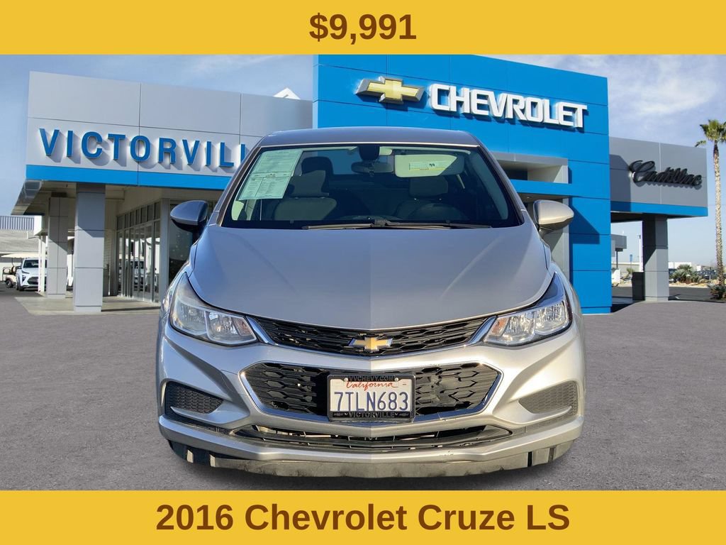 Used 2016 Chevrolet Cruze LS with VIN 1G1BC5SM6G7256747 for sale in Victorville, CA