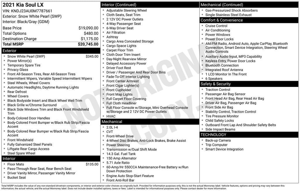 2021 Kia Soul LX - Photo 33
