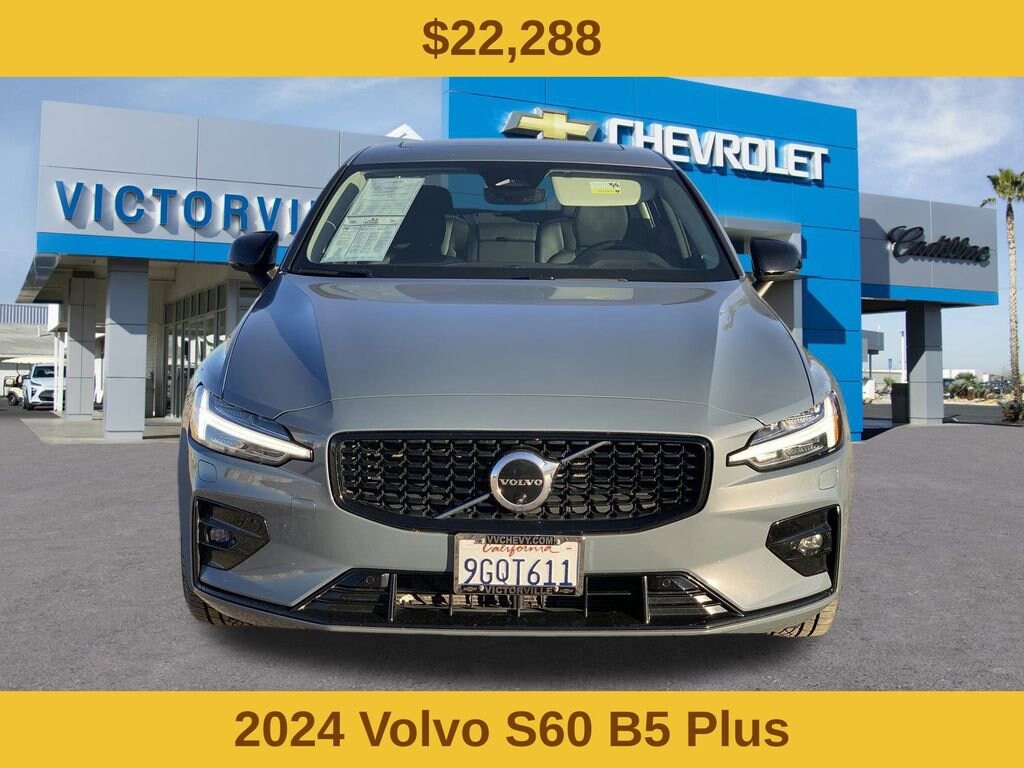 Used 2024 Volvo S60 Plus Dark Theme Sedan