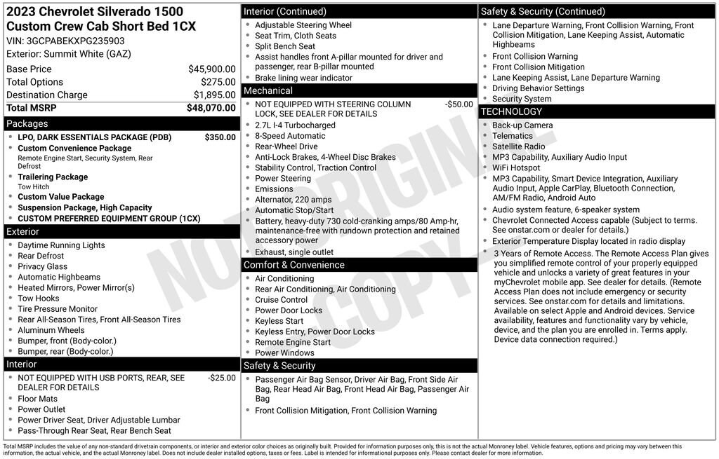 2023 Chevrolet Silverado 1500 Custom - Photo 33