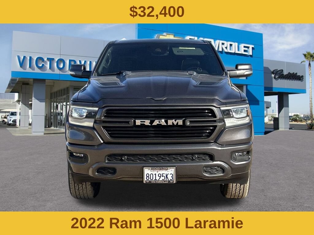 Used 2022 Ram 1500 Laramie Crew Cab 4x4 57 Box Truck Crew Cab