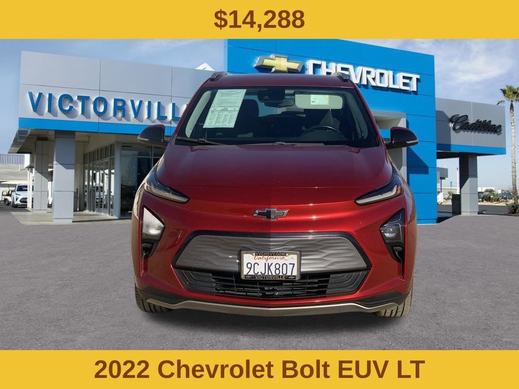 Used 2022 Chevrolet Bolt EUV LT with VIN 1G1FY6S05N4127368 for sale in Victorville, CA