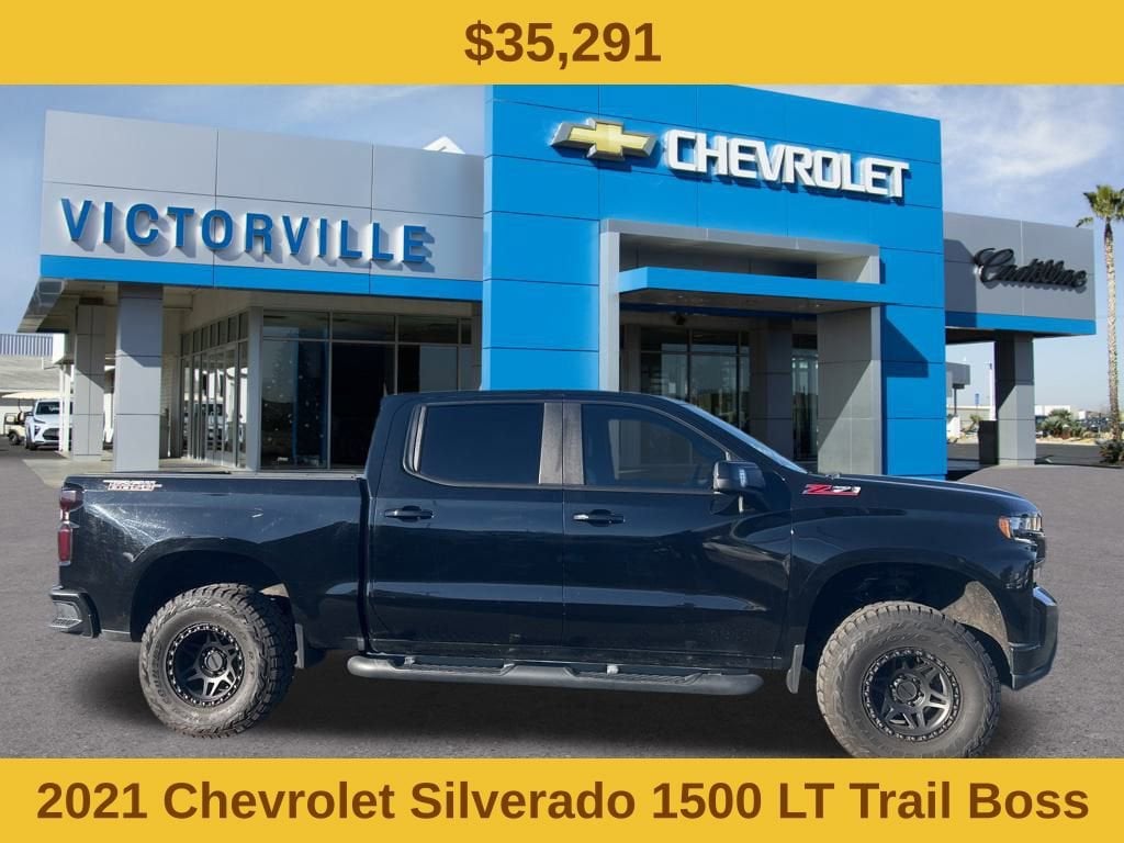 Used 2021 Chevrolet Silverado 1500 LT Trail Boss Truck Crew Cab