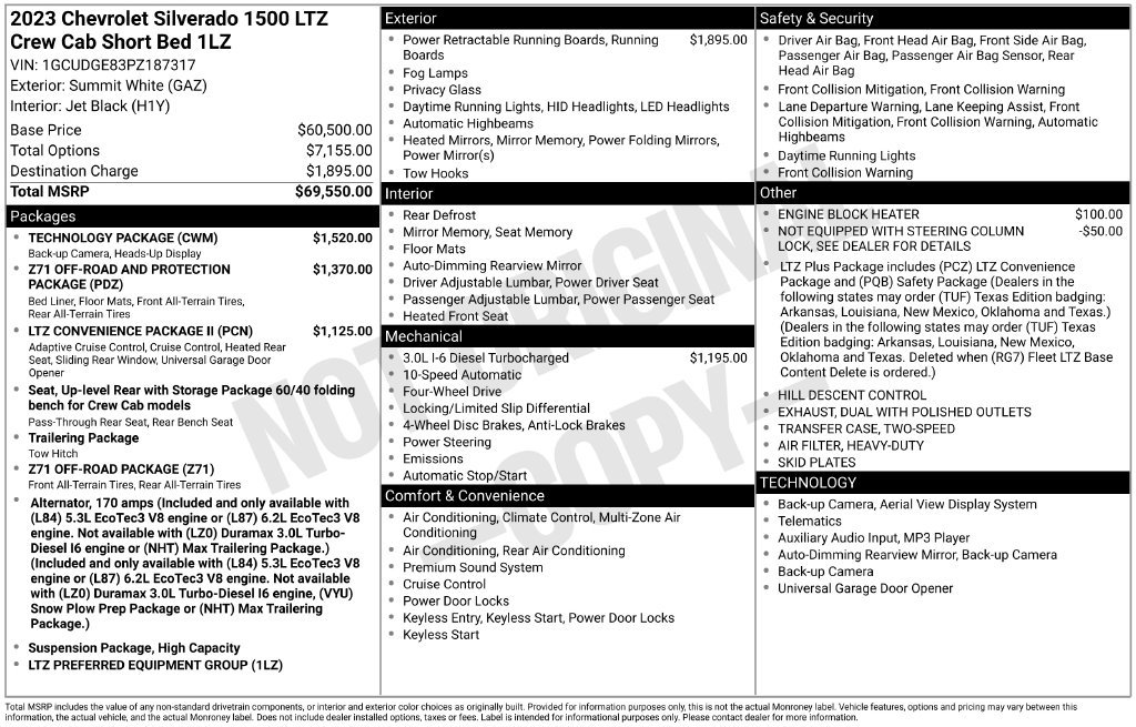 2023 Chevrolet Silverado 1500 LTZ - Photo 34