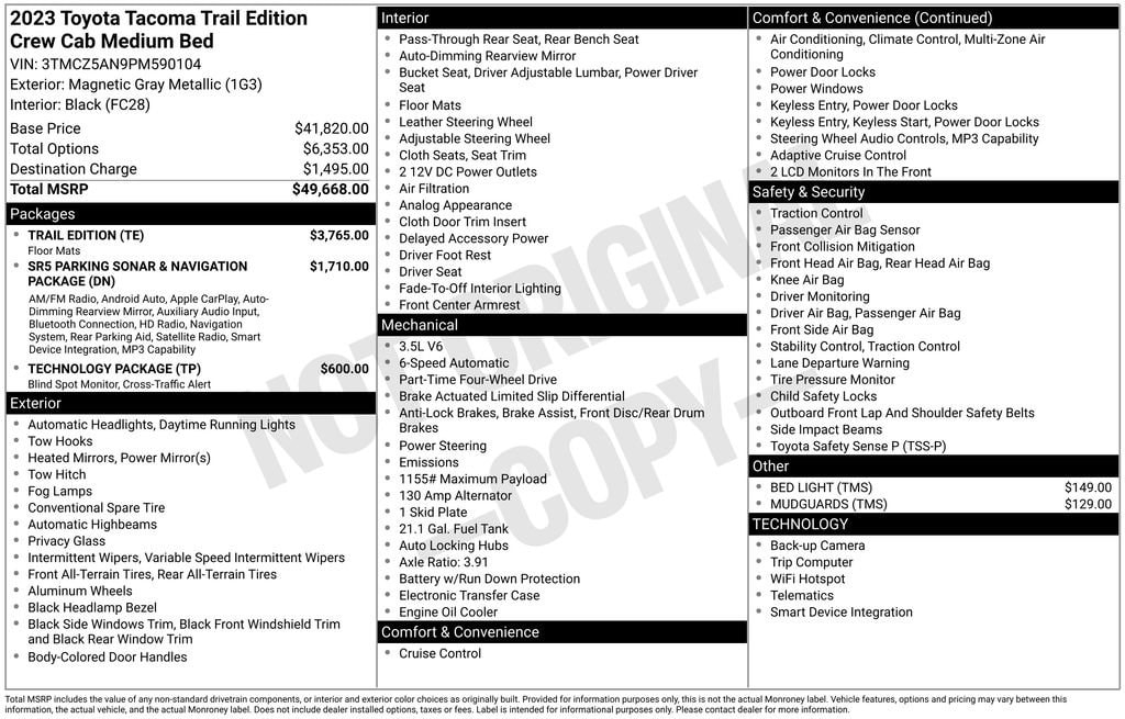 2023 Toyota Tacoma Trail - Photo 12