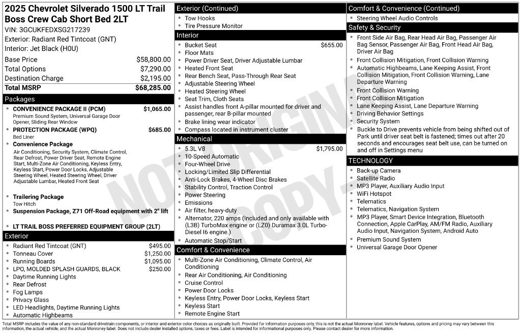 2025 Chevrolet Silverado 1500 LT Trail Boss - Photo 34