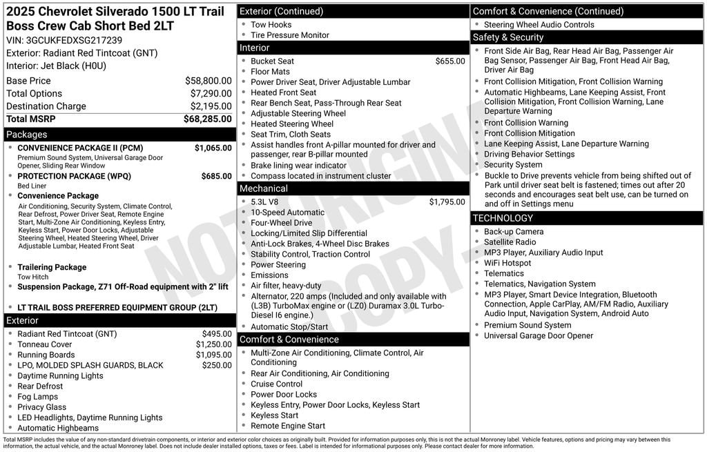 2025 Chevrolet Silverado 1500 LT Trail Boss - Photo 39
