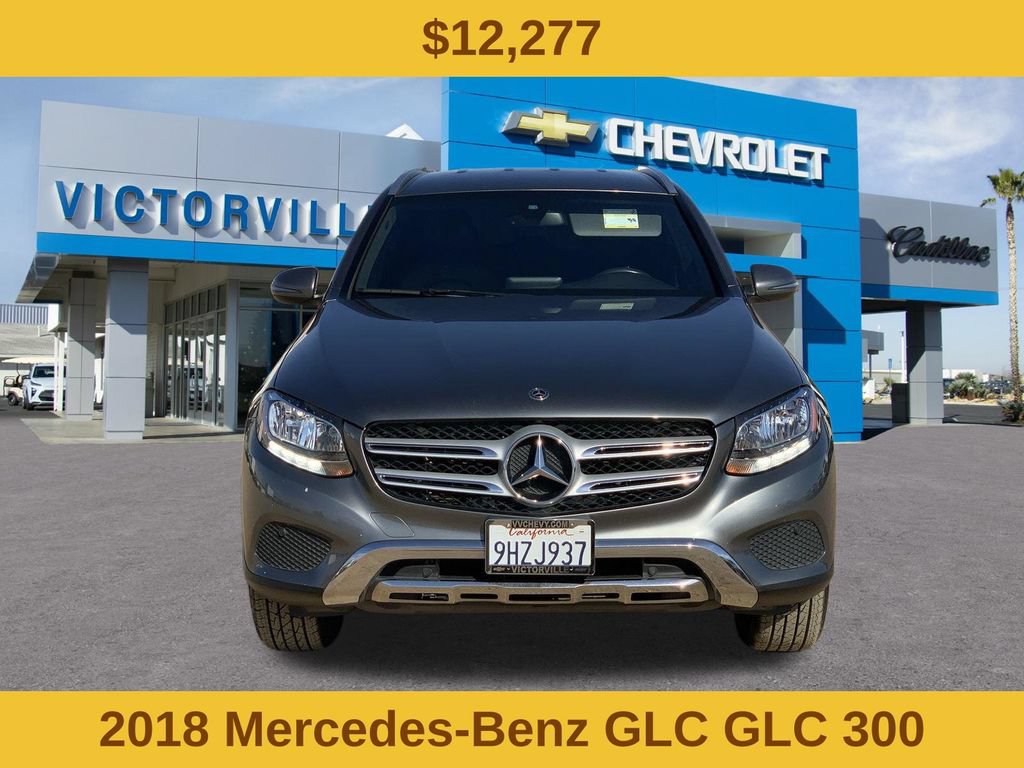 Used 2018 Mercedes-Benz GLC GLC300 with VIN WDC0G4KB7JV016664 for sale in Victorville, CA