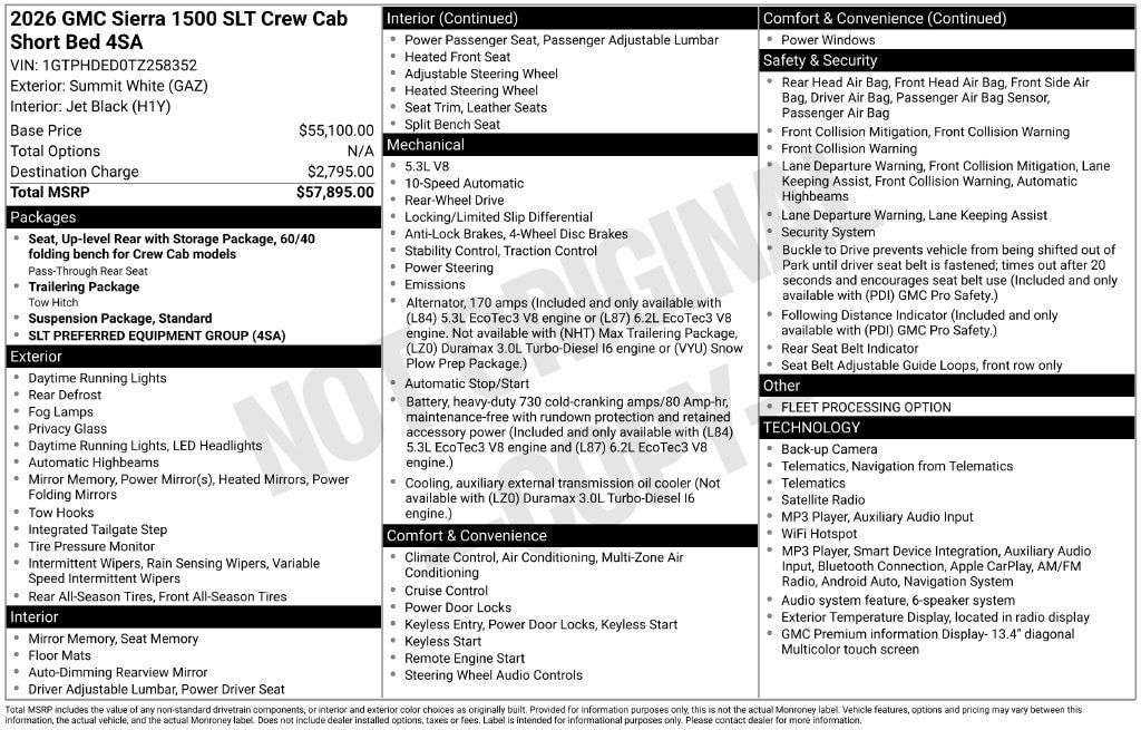 2026 GMC Sierra 1500 SLT - Photo 33