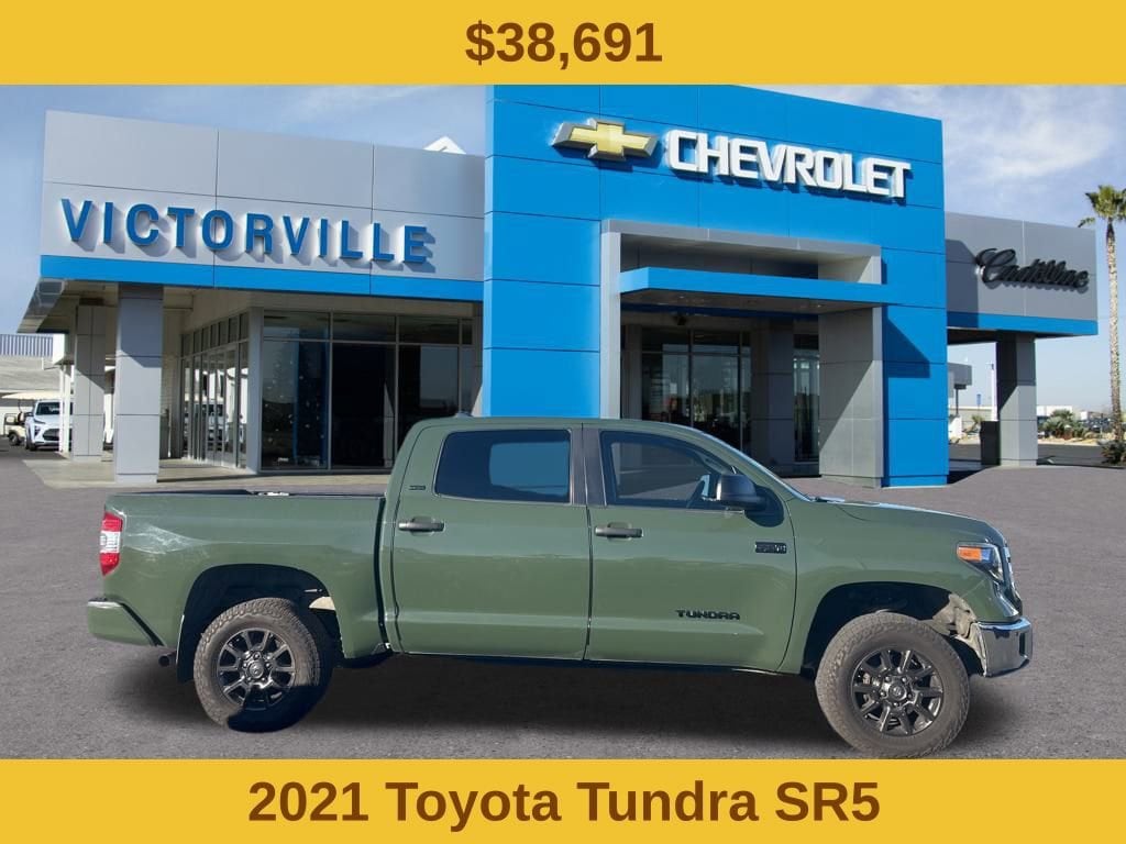 Used 2021 Toyota Tundra 4WD SR5 Truck CrewMax