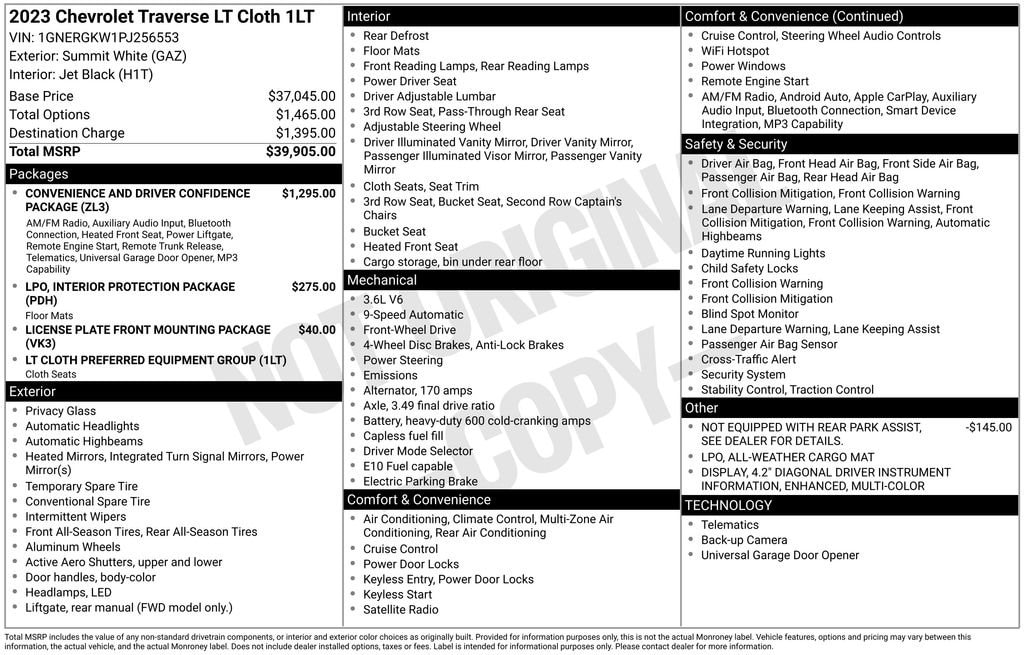 2023 Chevrolet Traverse 1LT - Photo 34