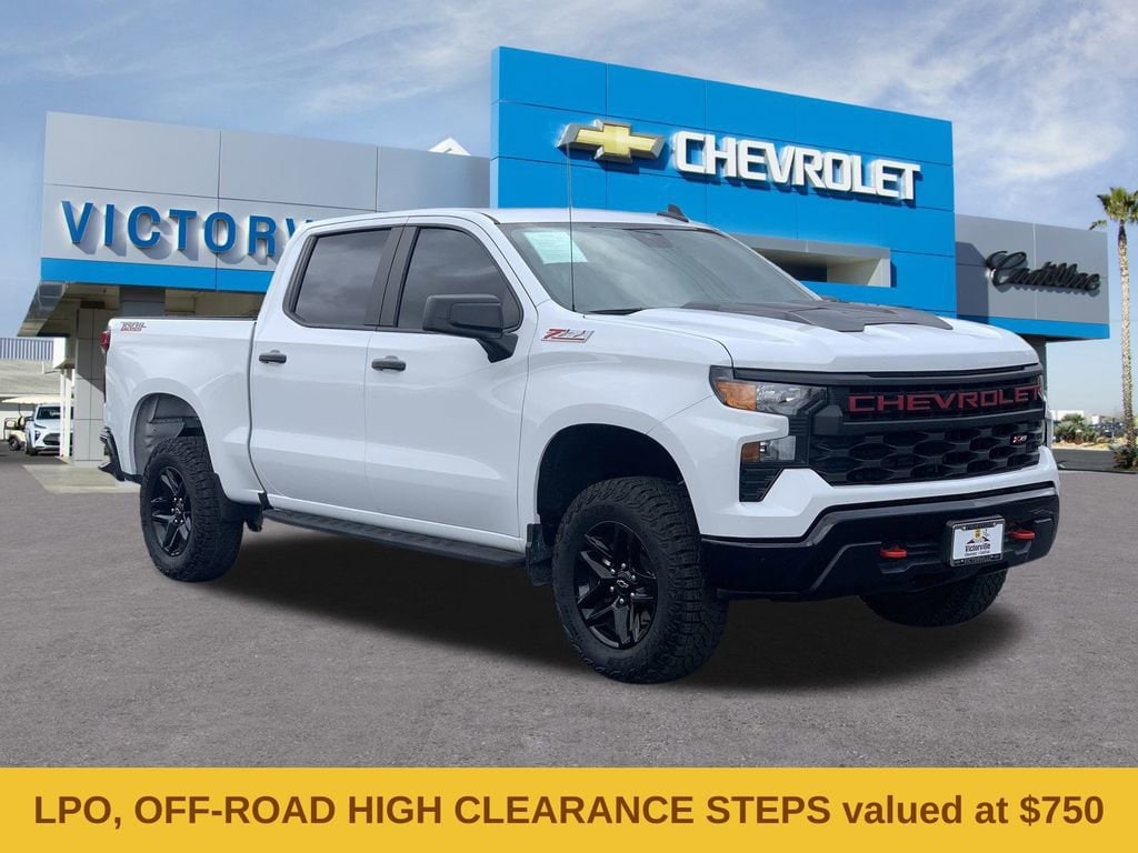 Used 2024 Chevrolet Silverado 1500 Custom Trail Boss Truck Crew Cab