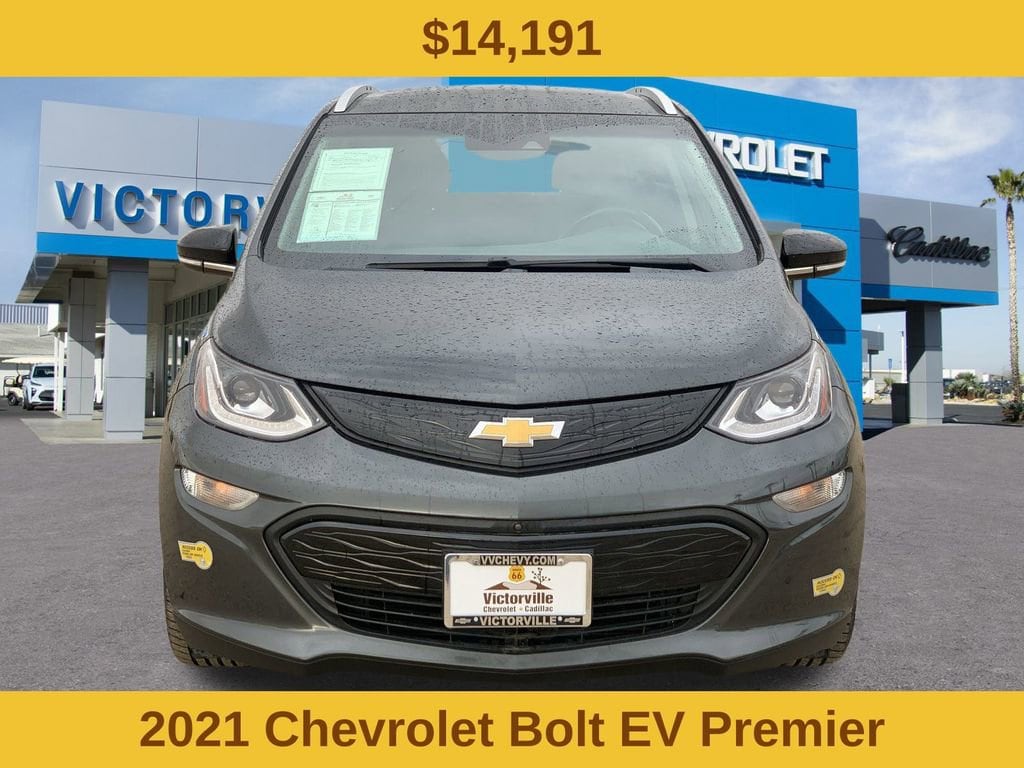 Used 2021 Chevrolet Bolt EV Premier with VIN 1G1FZ6S06M4101731 for sale in Victorville, CA