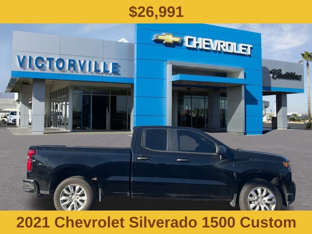 Used 2021 Chevrolet Silverado 1500 Custom Truck Double Cab