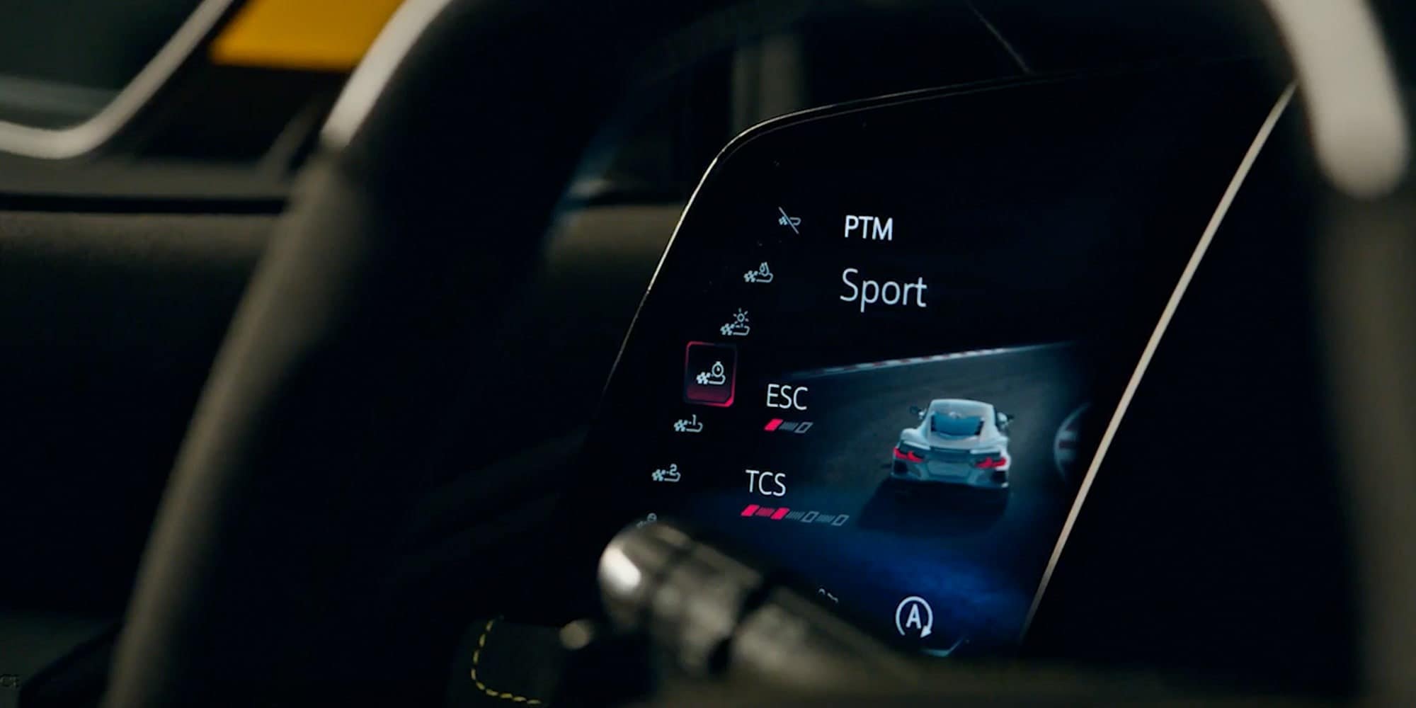 Sport mode in the 2026 Corvette