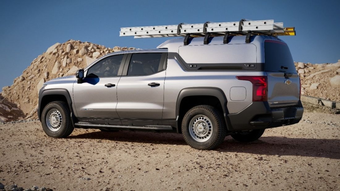 Silver 2024 Silverado EV