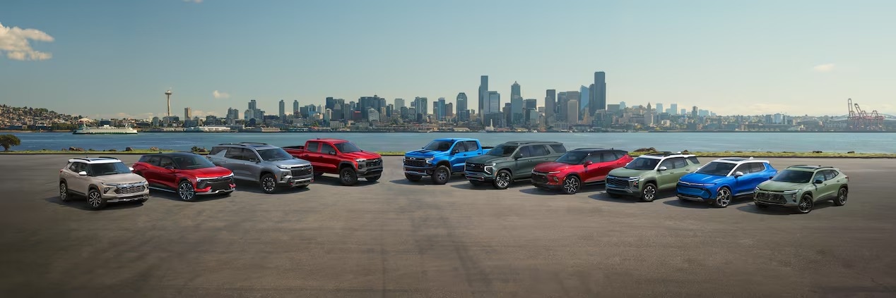 Current Chevrolet vehicle lineup