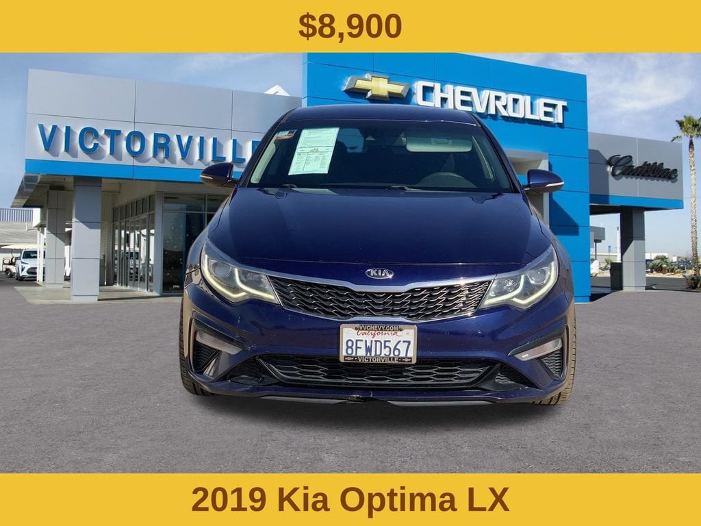 Used 2019 Kia Optima LX with VIN 5XXGT4L37KG287972 for sale in Victorville, CA